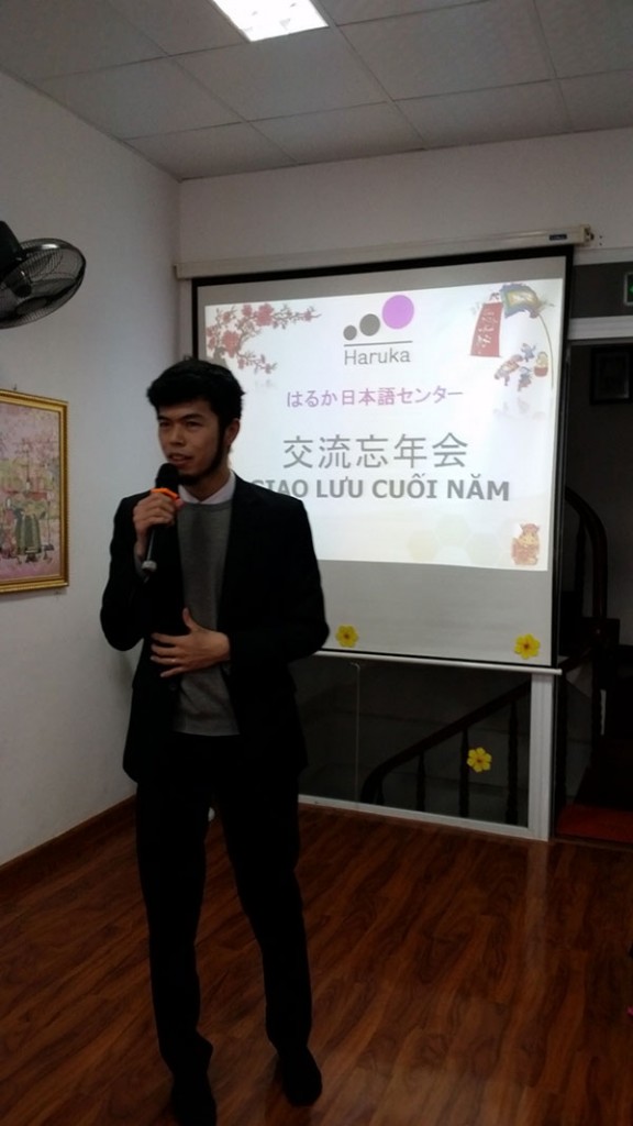 Thầy Iwaguchi Yoshio phát biểu khai mạc